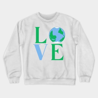 Earth Day - Love Earth Crewneck Sweatshirt